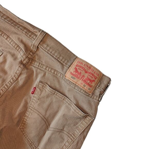 🛍️LEVIS KHAKI COLORED 505 33X30 - Picture 4 of 4